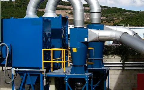 Sistema de doble ciclón para fundición – MZS