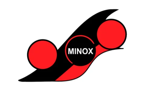 Logo de Minox, cliente de MZS Colectores